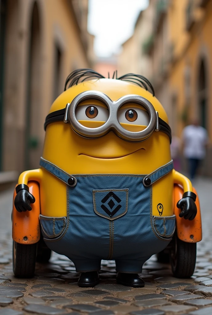 Minion with a Ferrari