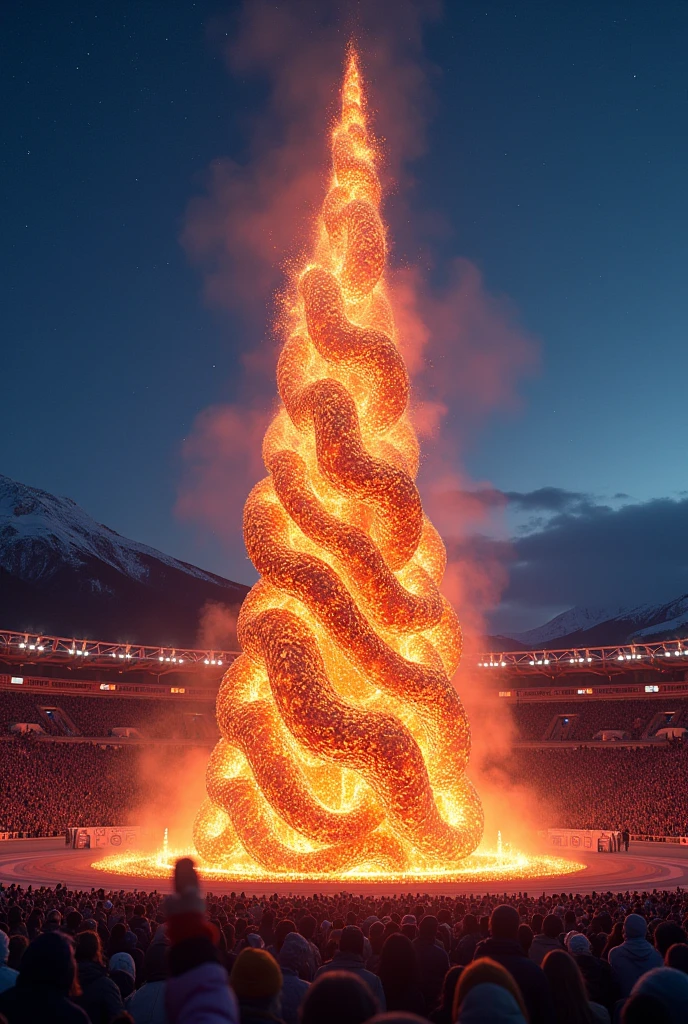 Fractal Olympic Pyre



