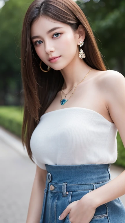 (32hair,High resolution,Attention to detail,High resolution,high density,alone,In addition:1.3),(A realistic person々,Live Action,fine grain,High resolutionの目,Beautiful Eyes,Eyes that look alive,Beautiful dark blue eyes,Fishing eyes,Detailed lips,Translucent white skin,Realistic face in every detail:1.3),(Japanese Ido,hairorean Idols,Japanese Model,hairorean models,hairorean hair-Pop Female Idols:1.2),(blush,Natural Makeup,necklace,Earrings,へそEarrings:1.4)Beautiful casual look:1.6),(Shapely breasts:1.5),(Young but very beautiful hairorean16 years old ,Fashion Leader,Fashion Model,Soft Skin,Unforgettable Eyes,Her eyes are so beautiful,I want to go to the Paris Collection.........,Cutting-edge fashion:1.6),(Please show me your whole body,Showing off full-body fashion,Stylish blue eyes:1.7)(Random Trend Fashion:2.0)smile、Angel'のsmile