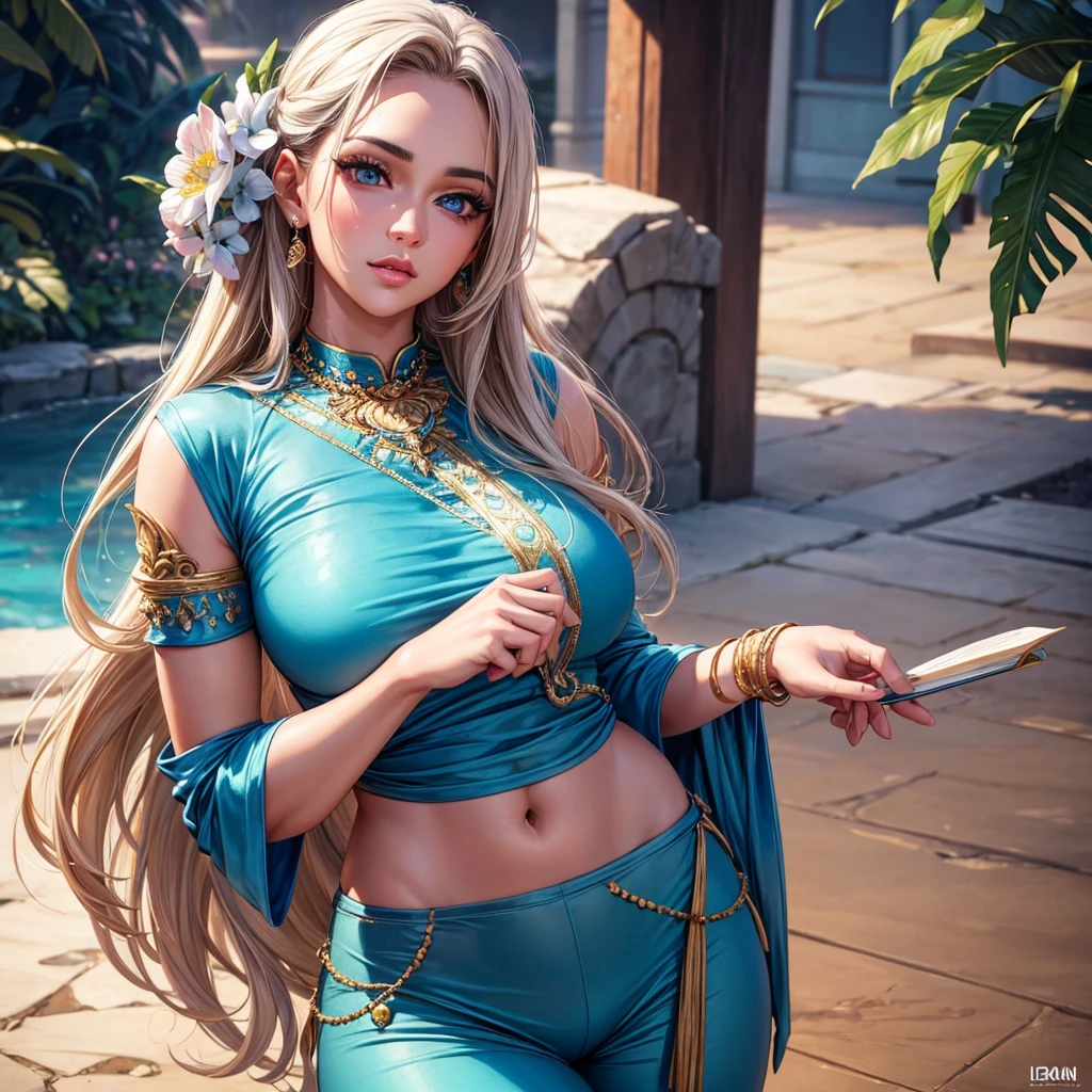 best quality,4k,8k,highres,masterpiece:1.2),ultra-detailed,(realistic,photorealistic,photo-realistic:1.37),srilankan 25 year old girl, with attractive facial features,beautiful detailed eyes,beautiful detailed lips,extremely detailed eyes and face,longeyelashes,partialy fair skin tone. big boobs and light blue eyes. wearing a small tshirt and pants. posing elegantly for an instgram post
