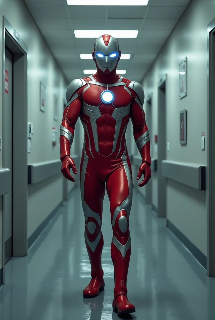 Ultraman injured at hospital
