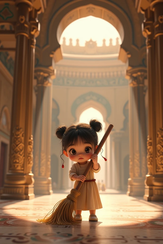 2 year girl cleaning sweep big
Temple
