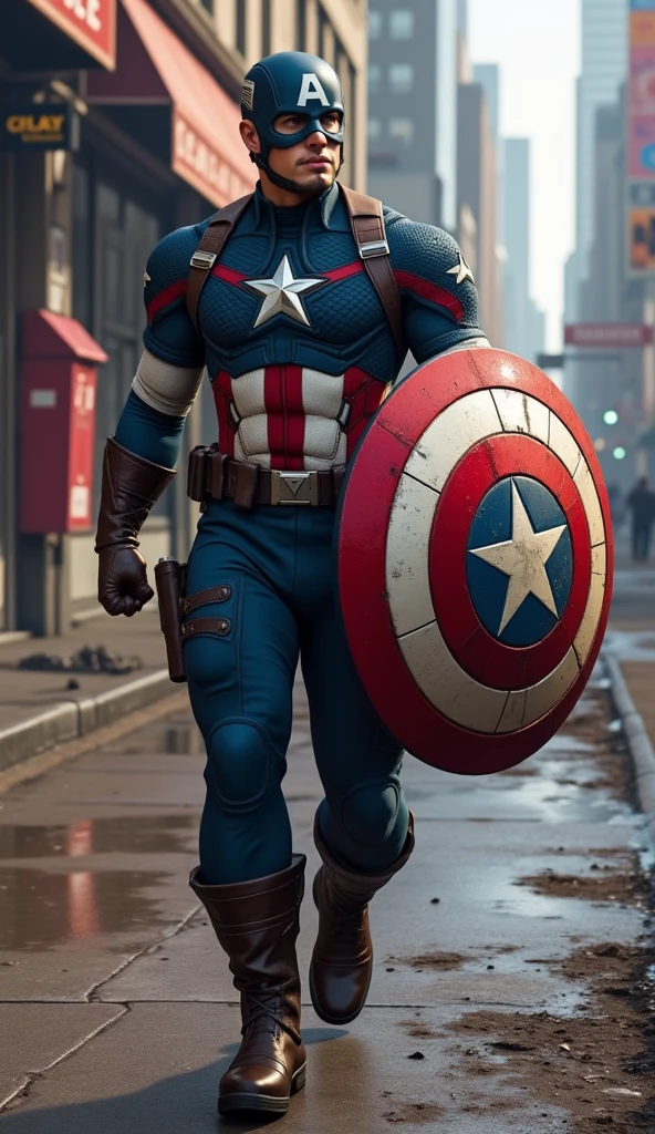 Captain America as a gta 5 character 