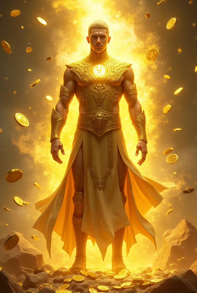 An avatar with the power of gold and luck.