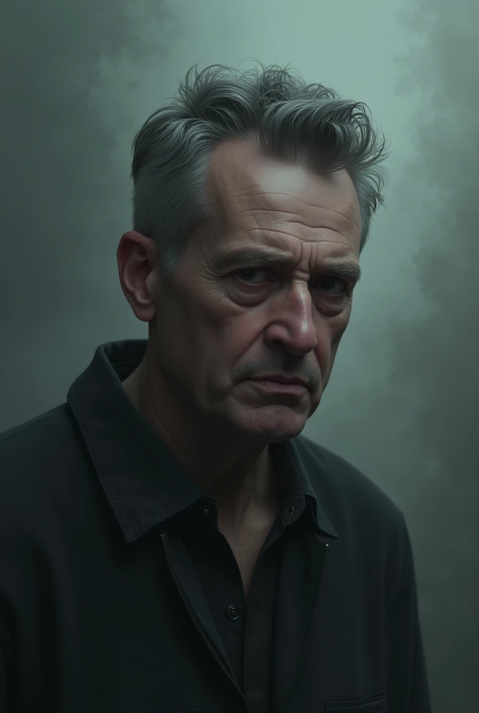 A man looking disheartened 