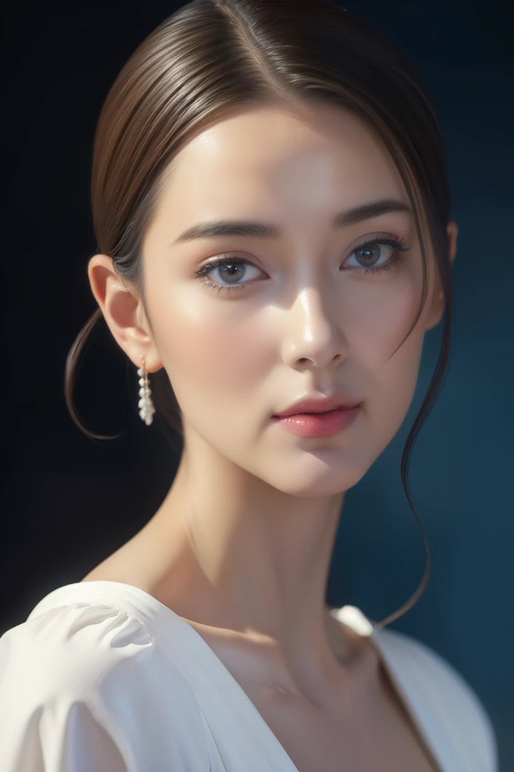 Beautiful ultra-thin realistic portrait of the Virgin Mary, Grace Kelly, White outfit with blue details, ((Divinity)), whole body, Biblical, Realistic, Intricate details, Abbott Fuller Graves, Bartolomé Esteban Murillo, Jc Leyendecker, Craig Mullins, Peter Paul Rubens, (Caravaggio), Art Station Trends, 8k, Concept Art, Fantasy art, Realistic, Realistic, figure, oil, Surrealism, 超Realisticな, Brush Brush, Digital Art, style, watercolor