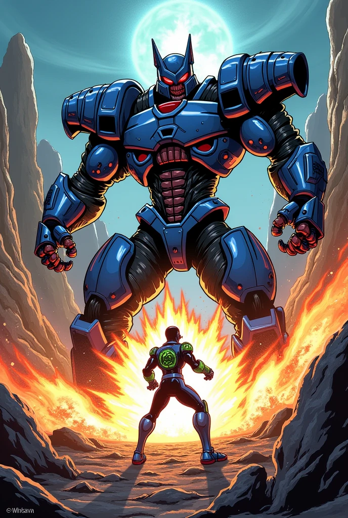 Now a comic where Dragon Ball's Cooler is fighting Ben 10