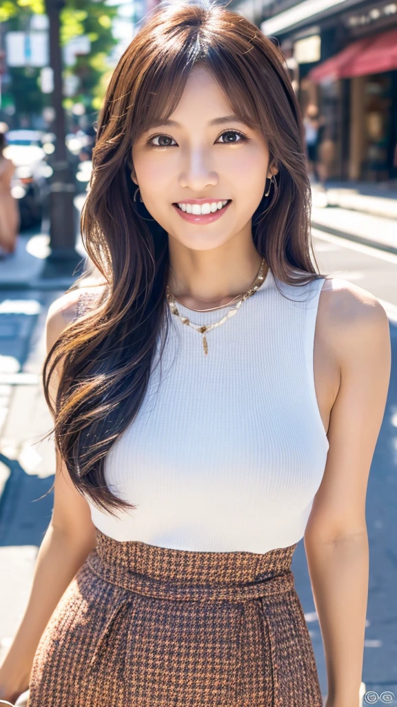 pretty girl、high quality、Realistic、naked, necklace, healthy、smile、Perfect build, medium build、The Beauty of Japan、Beautiful Eyes、Perfect Face、Beautiful Skin、garden、Backlight、Soft Light、Waist height