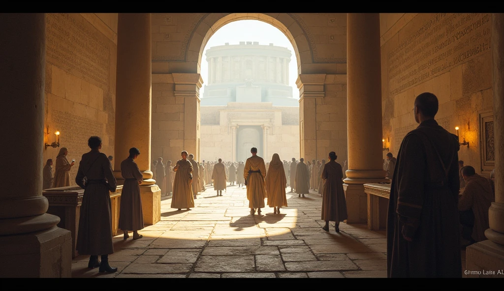 The sanctuary bustled with activity as healers tended to the wounded and scholars cataloged artifacts salvaged from the battlefield. The air hummed with a mixture of relief and sorrow, a somber reminder of the price paid for their victory.