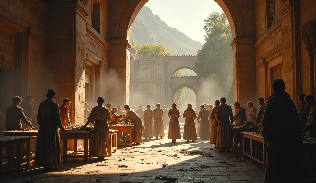 The sanctuary bustled with activity as healers tended to the wounded and scholars cataloged artifacts salvaged from the battlefield. The air hummed with a mixture of relief and sorrow, a somber reminder of the price paid for their victory.