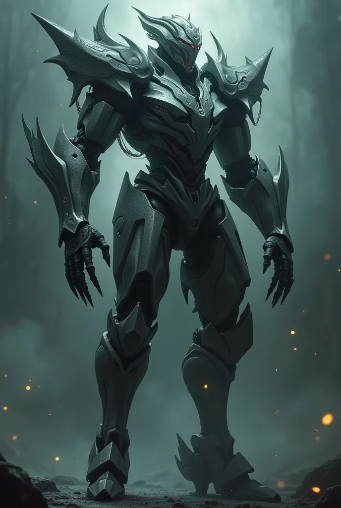 Octavia Warframe with an air of terror