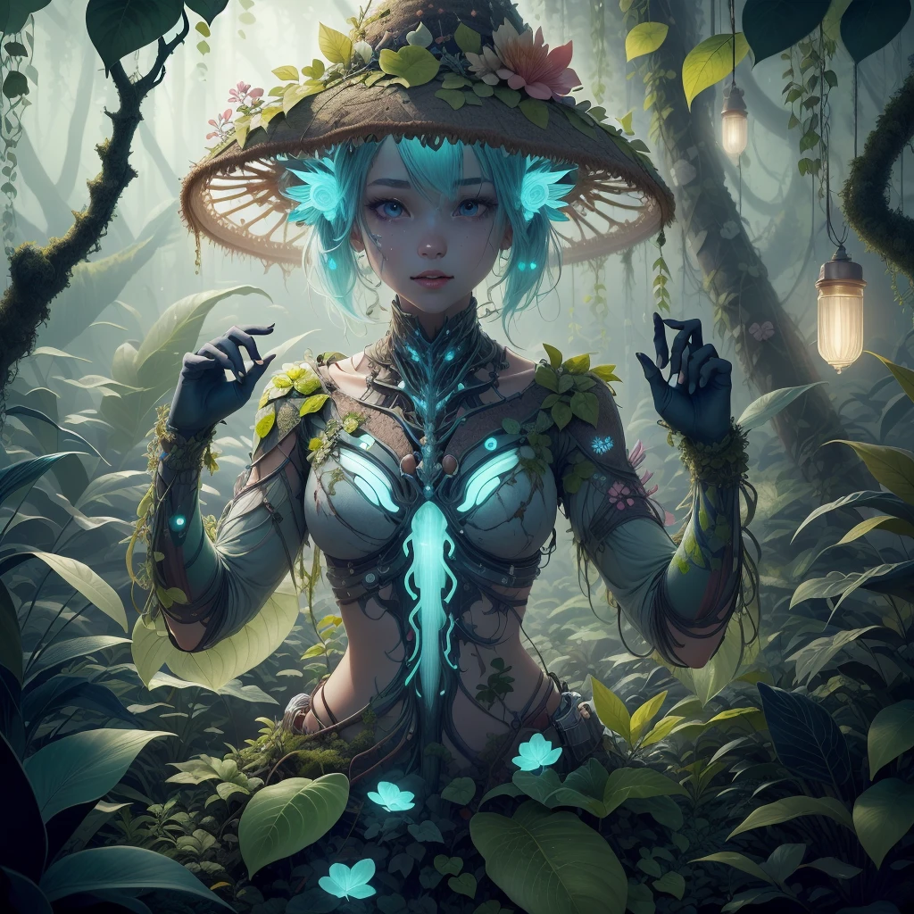 biophylltech,One girl, Bioluminescent ,