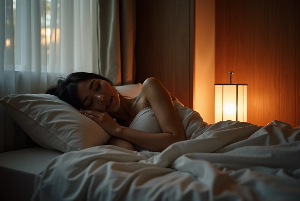 night woman Prone bed Japanese