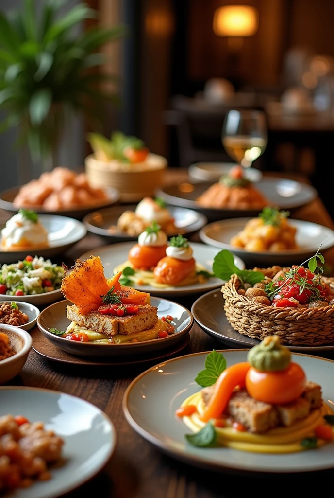 Like" delicious cuisine with many complete dishes