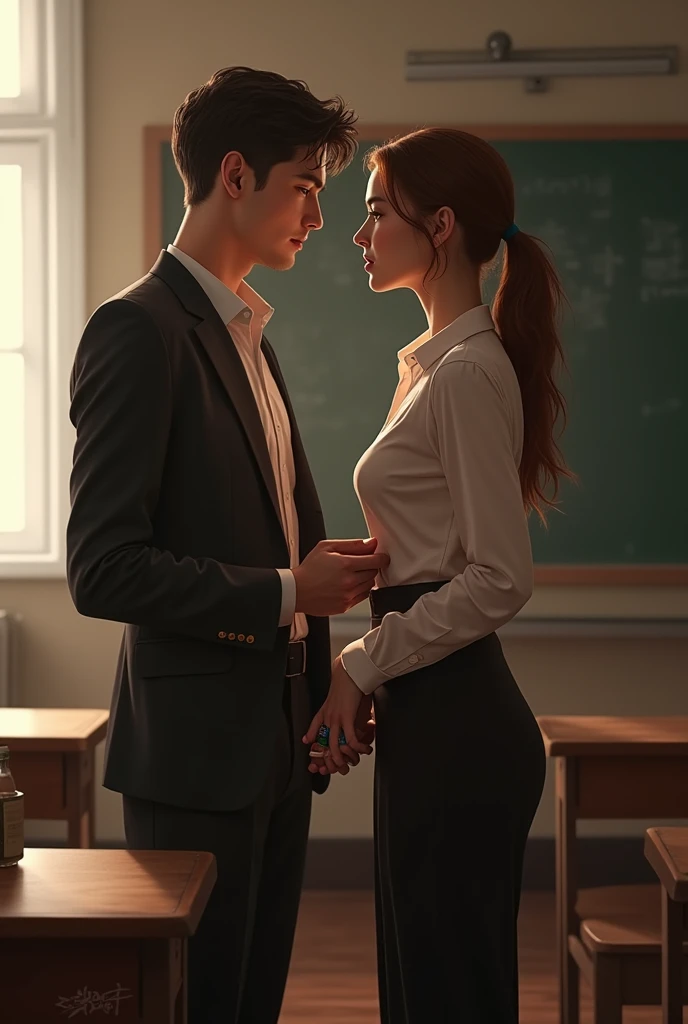 Teacher flirting very sexy