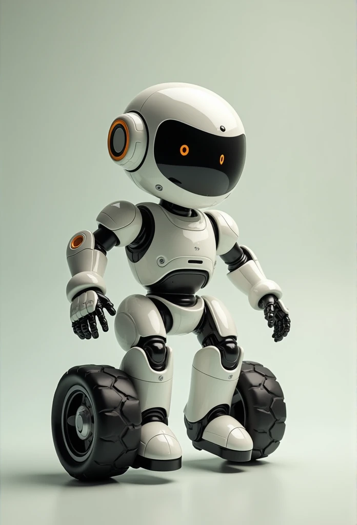 3/4 Front view,Wheeled Robot,Manga style,Adorable,photograph リアル,Hyper Detail,Natural soft light,Pale color background,photograph,Film Studio Lighting + Dynamic configuration,信じられないほどdetailed,sharpen,detailed + 複雑なdetailed + Professional Lighting,Cinema Lighting + 35mm + Transform + Lightroom + photograph撮影 + Bokeh + Lens Flare Glow + Film Grain
