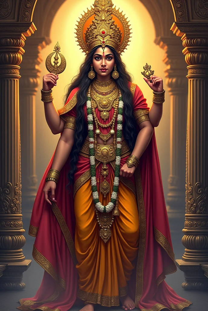 I want to design one with Lord Balaji's design so please give me a portrait size design.