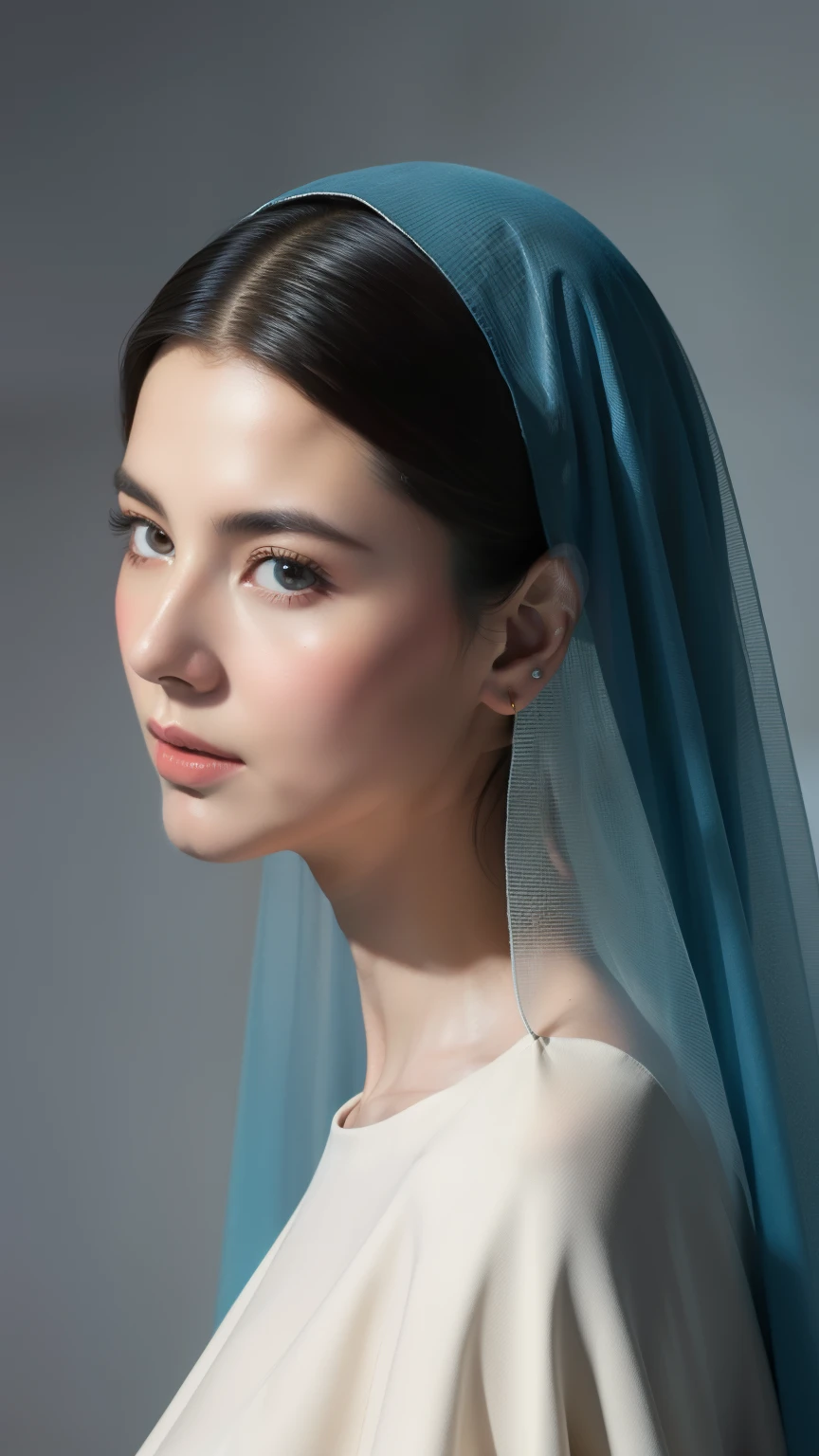 Beautiful ultra-thin realistic portrait, full body shot of Grace Kelly as the Virgin Mary, Wearing a blue veil and cloak over a red tunic , ((Divinity)), whole body, With arms outstretched, I look down gently, Biblical, Realistic, Intricate details, Abbott Fuller Graves, Bartolomé Esteban Murillo, Jc Leyendecker, Craig Mullins, Peter Paul Rubens, (Caravaggio), Art Station Trends, 8k, Concept Art, Fantasy art, Realistic, Realistic, figure, oil, Surrealism, 超Realisticな, Brush Brush, Digital Art, style, watercolor