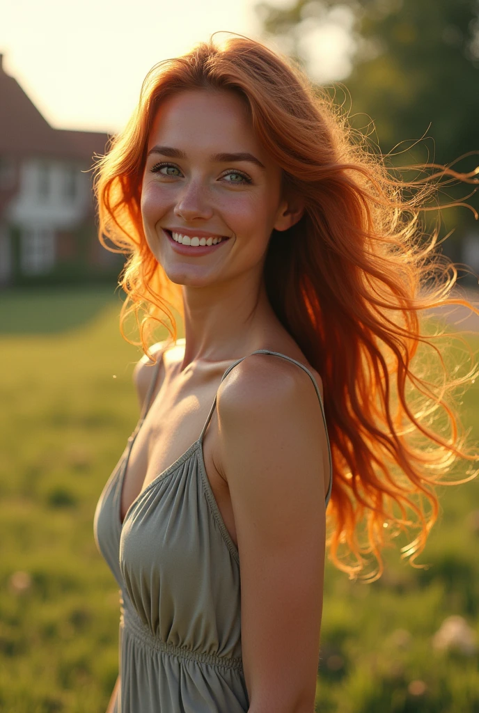 A hot and beautiful english girl with healthy body