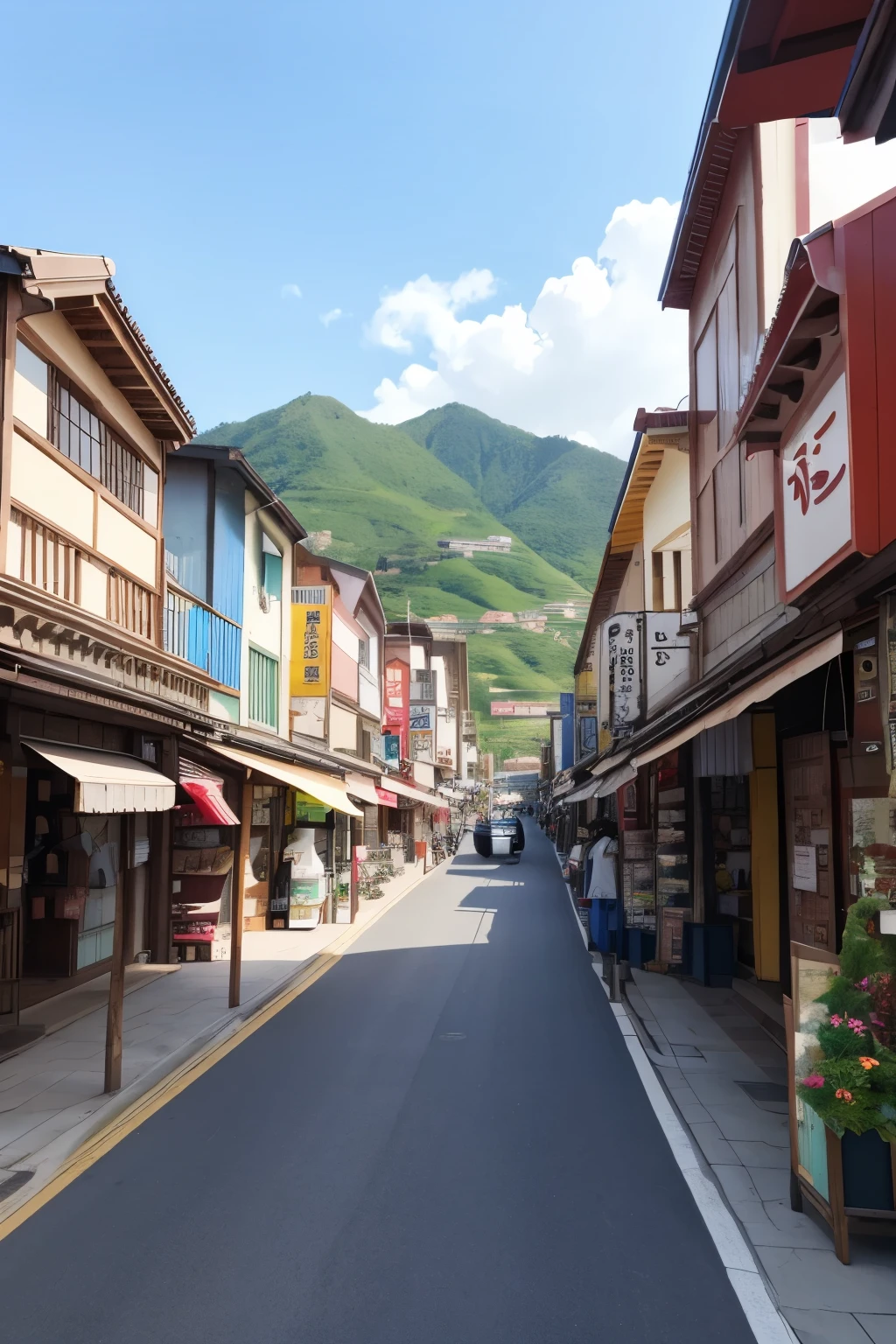 A large shopping town with Nitori as its main store