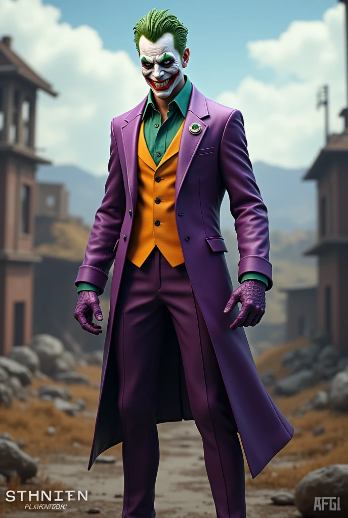 3D photo pubg of joker musk  name AFG1 Lofer