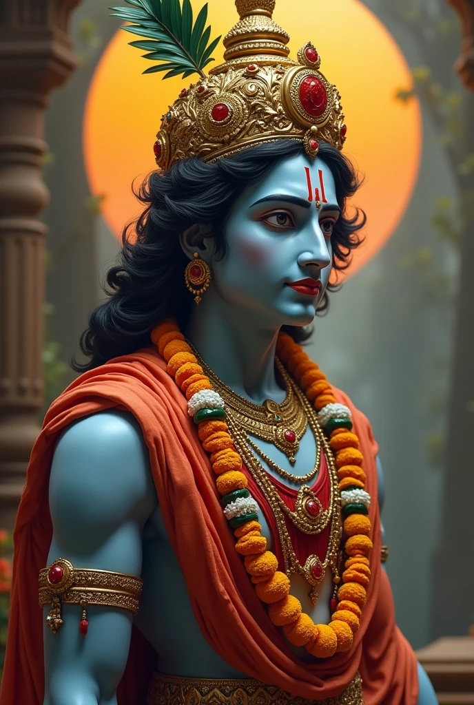 Lord krishna in motivation pic genarate