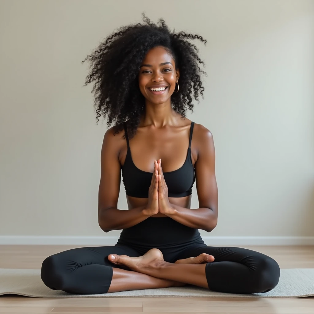 yoga,woman,black hair