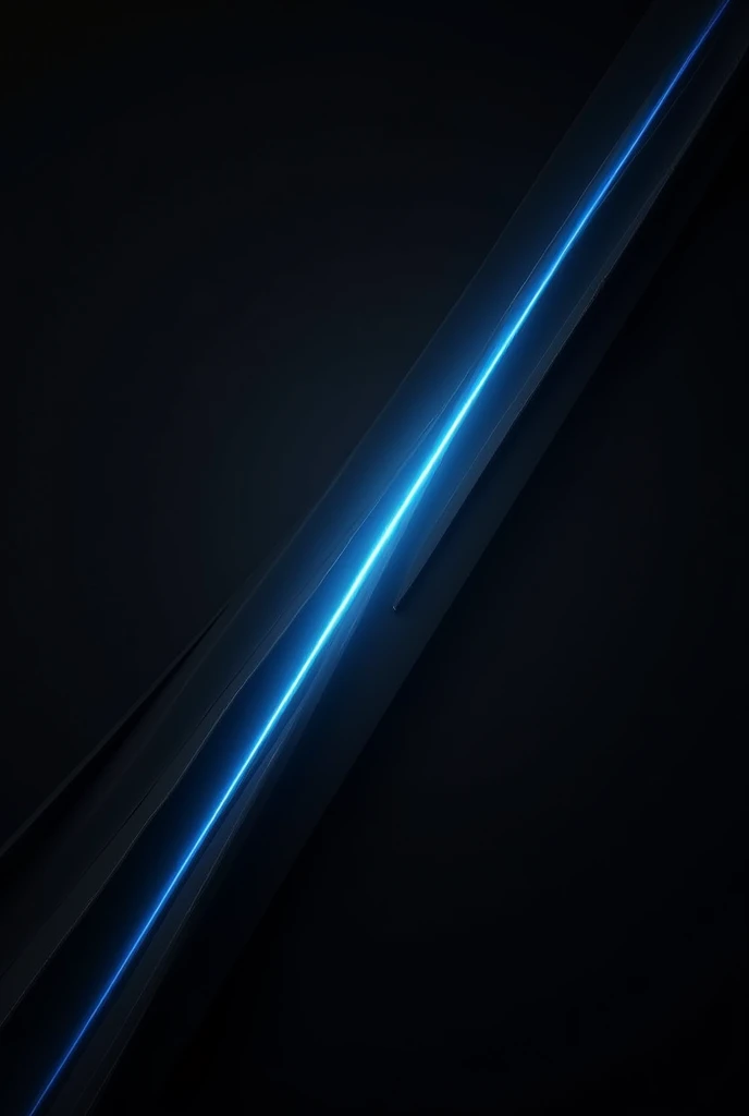 A strong-looking black wallpaper々Put a blue line in