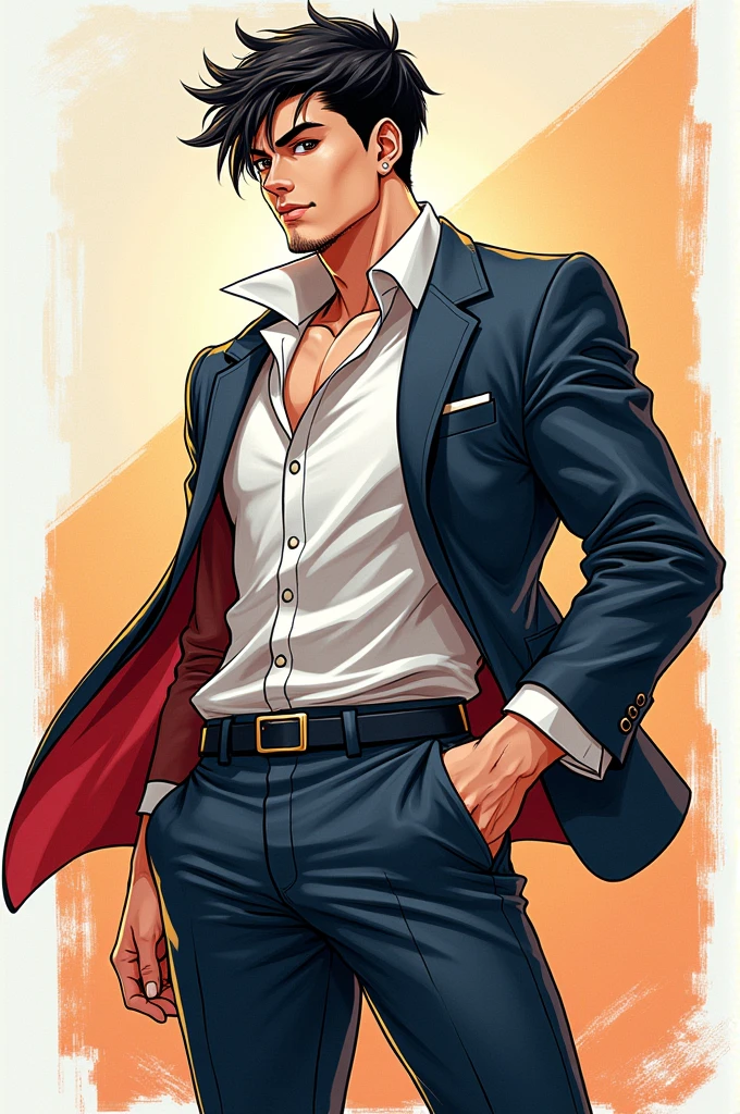 A man manhwa style