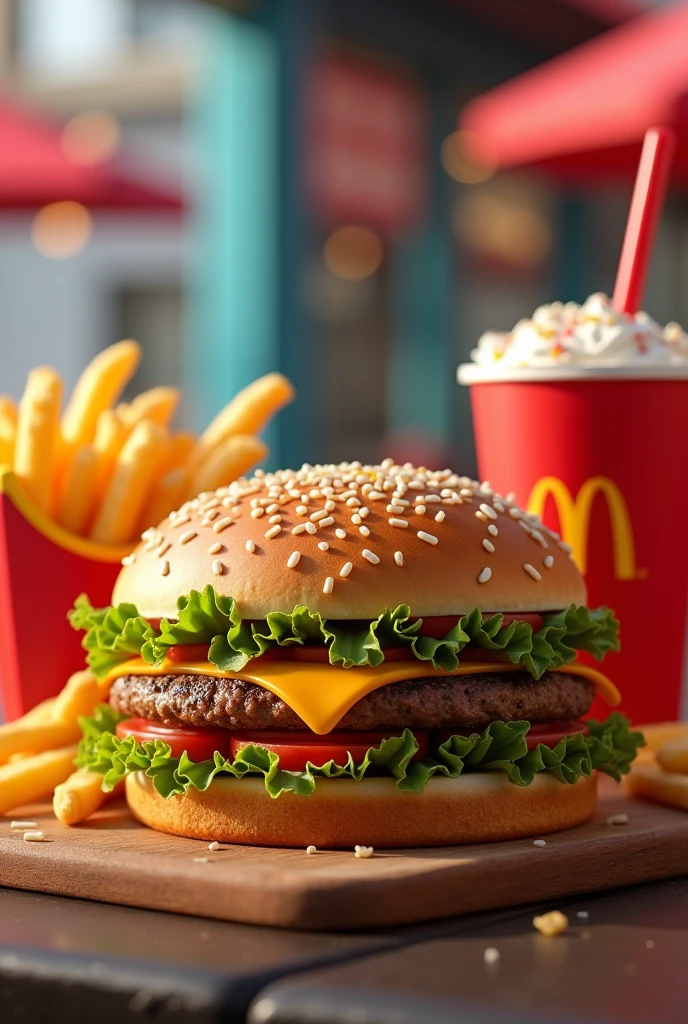 A picture of fast food, what ElBlack says