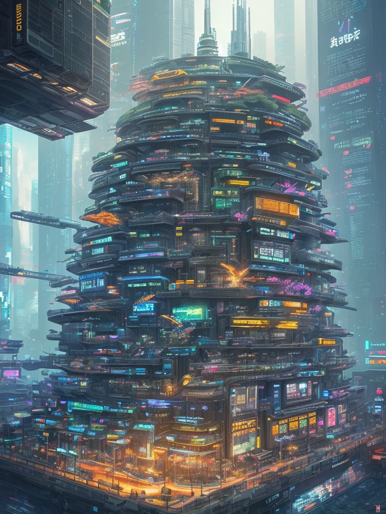 a detailed poster of a cyberpunk Deus Ex Human Revolution movie, glitchy digital style, tilt-shift effect, industrial robots on an embly line, japanese rock garden and pond with bonsai, digital pixel koi carp, highly detailed and intricately rendered face and skin texture, high-tech interior and futuristic style, diffused soft lighting, shallow depth of field, by Oliver Wetter