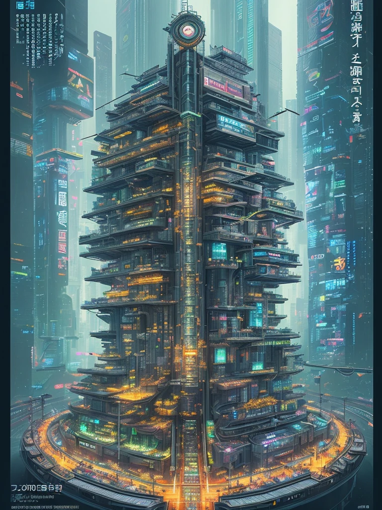 a detailed poster of a cyberpunk Deus Ex Human Revolution movie, glitchy digital style, tilt-shift effect, industrial robots on an assembly line, japanese rock garden and pond with bonsai, digital pixel koi carp, highly detailed and intricately rendered face and skin texture, high-tech interior and futuristic style, diffused soft lighting, shallow depth of field, by Oliver Wetter