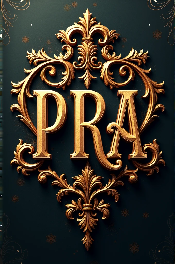 Make a PRA logo in rococo style