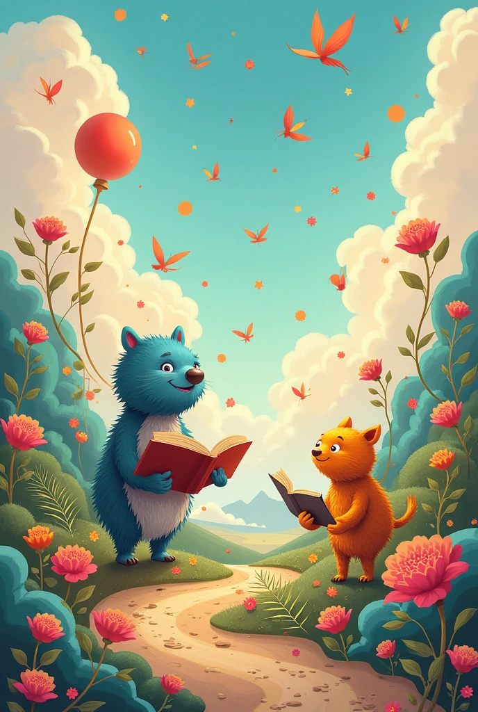Literature And Peace, colorful, Cute,