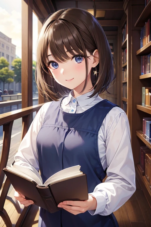 anegasaki nene、Shiny brown hair, short hair, (Beautiful brown eyes、Sparkling eyes, Fine grain)、smile、Ultra-detailed目、Highly detailed face, Highly detailed eyes,


Highest quality, masterpiece, Ultra-detailed, With a girl, solo, smile, (Reading a book in the library),shortcut, 、small 、(neutral)、Pixie Cut、Cool、Hair above the eyes、Hair between the eyes、blue eyes、night、Long sleeve