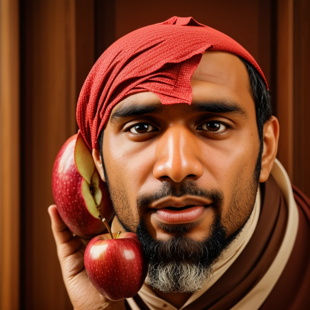 Umar took an apple and began to eat it. His face suddenly became anxious as he remembered the words of the Prophet. 