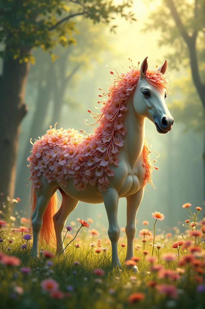 Flower horse