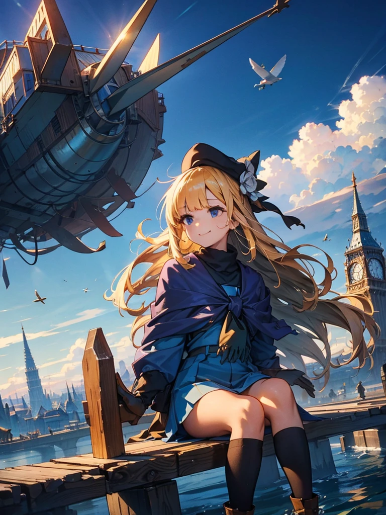 Cities in the sky, A town above the clouds, A floating school city