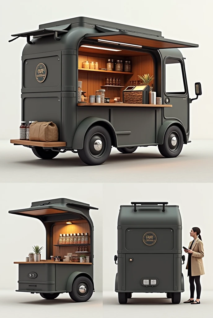 mobile coffee cart design