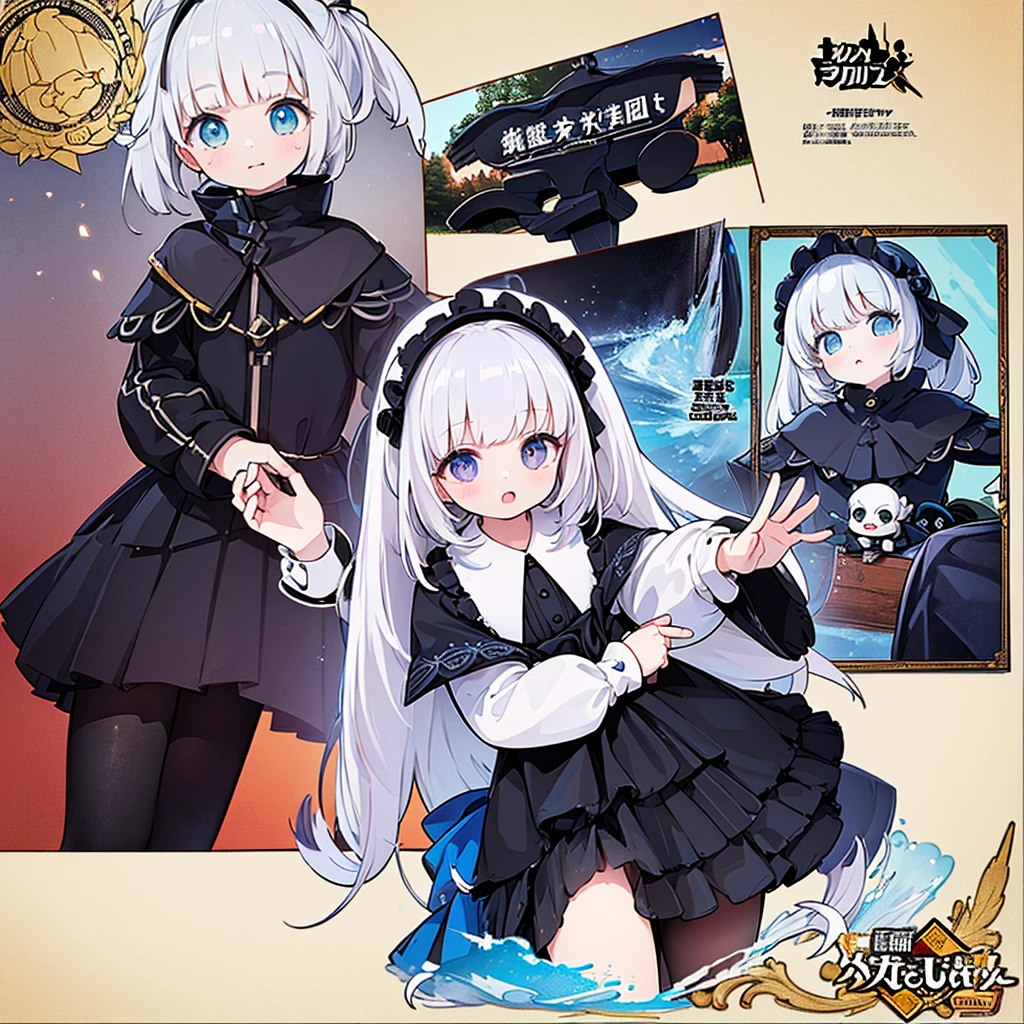 One Girl、(((Highest quality、masterpiece、Official Art、Best dynamic composition、超detailed)))、Anime Style、Perfect Anatomy、The coolest pose、Cute Grim Reaper、Death's scythe is red and black、detailedな彫刻、Cloak with black hood、Super huge、detailed、While swinging the scythe down with both hands、Red spider lilies background、