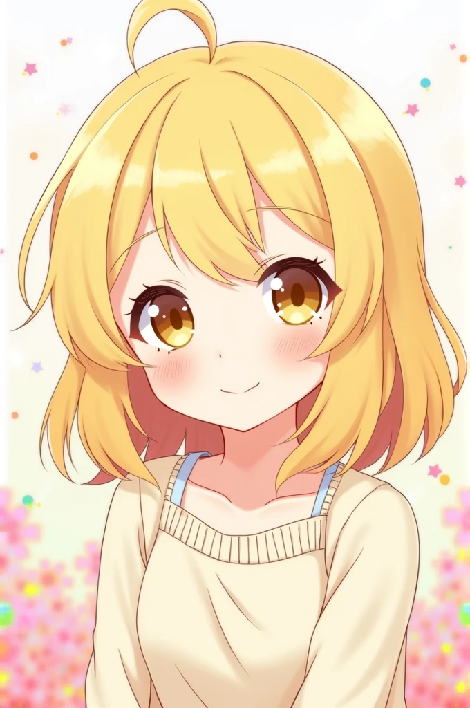 Blonde　cute　Anime-style illustrations