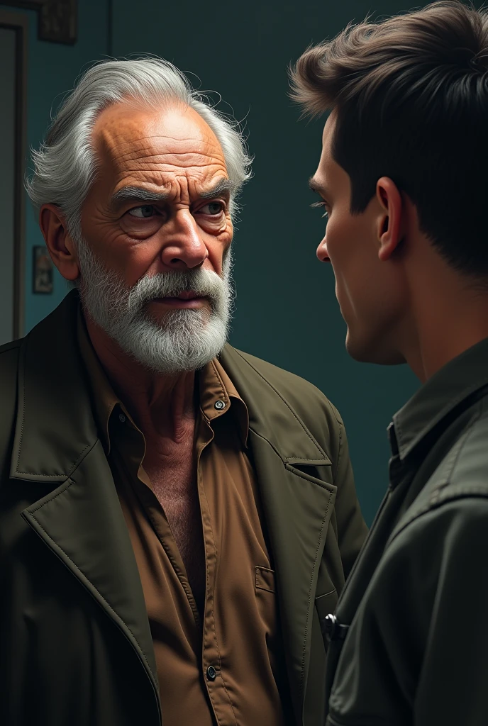 The old man said to the boy's young father, your son's greed for money has given me another edge why
