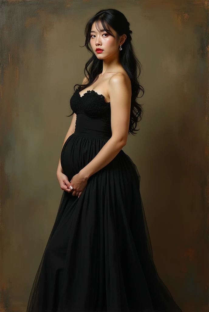 a woman posing for a picture in a black dress, a portrait by Li Mei-shu, tumblr, renaissance, feminine and muscular, very beautiful. big muscles, muscular ultraviolent woman, large muscles, muscular girl, huge muscles, muscular and terrifying, exaggerated physique, massive muscles, extreme muscles, incredibly strong and tall, big muscles, big arms