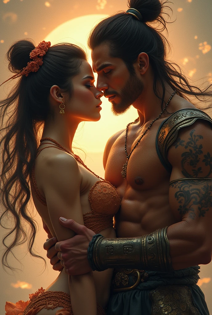Raiden Ei getting oral sex by Zhongli