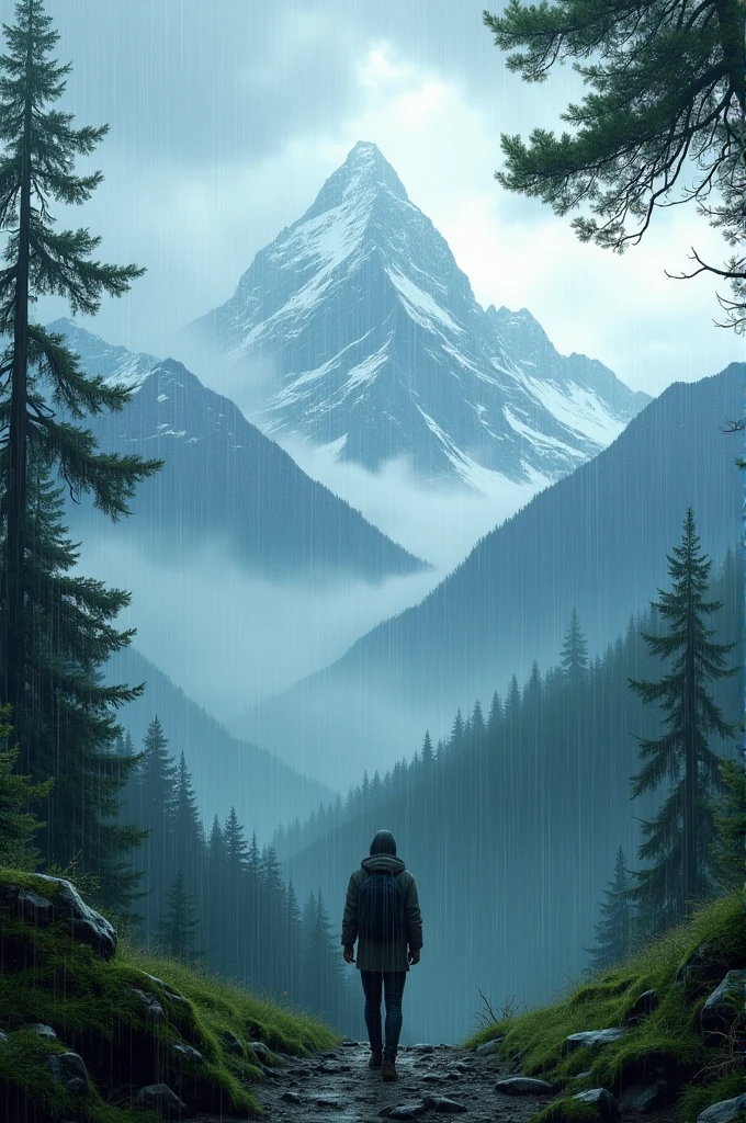 Rainy day in the mountains