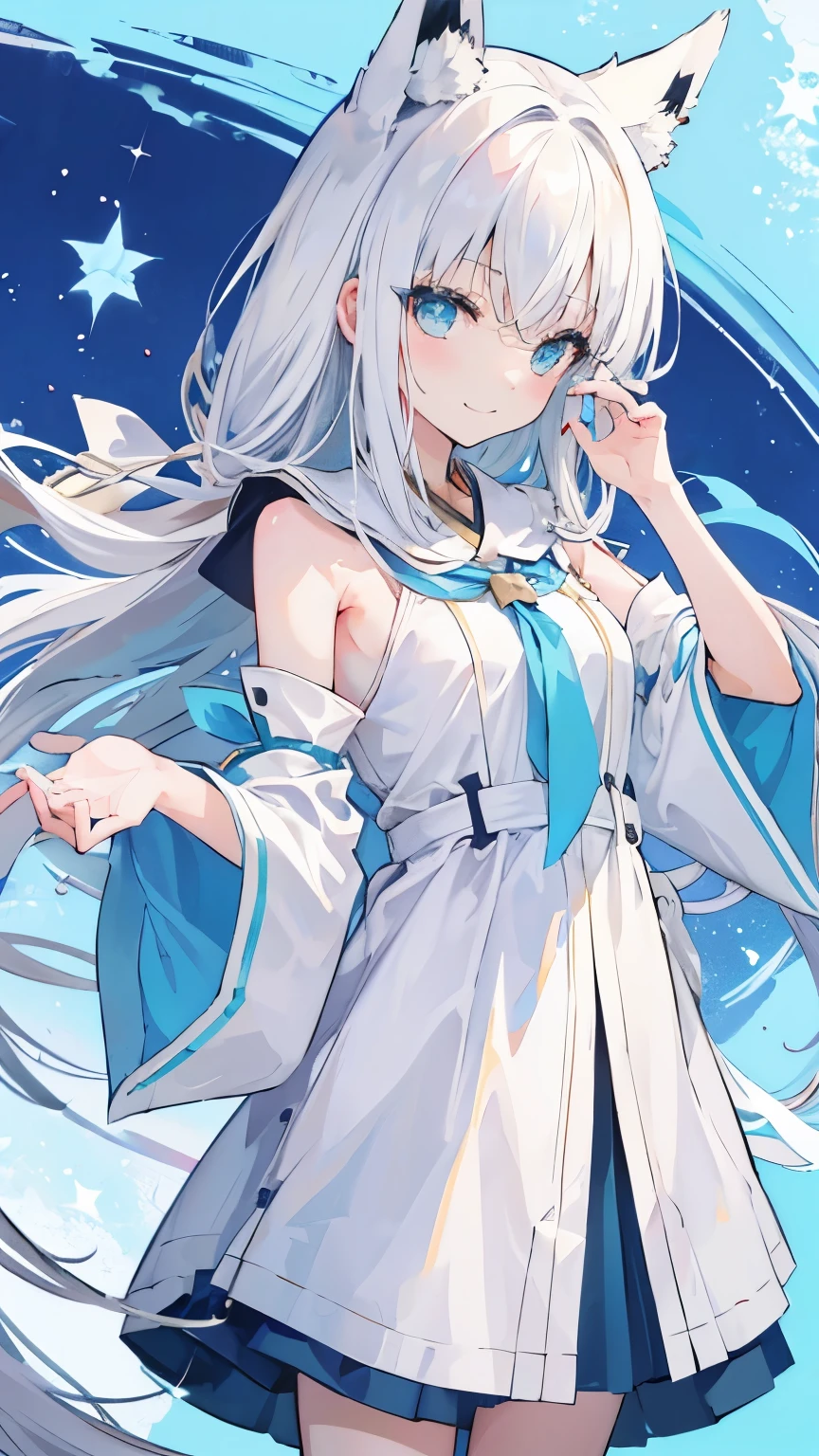 Stroking her hair back、Back to all、smile、Standing picture of a character, ((Flat Color)), masterpiece,最high quality,最high quality,超High resolution, ((Distinctive facial features,美しいeye、Elegant Features))、date、she、Emotional enhancement settings、Cute girl in anime style, Inverted triangle composition, (eye、美しいeye玉:1.2)), Cool face, whole body,In detail, Smooth, High resolution, One Girl, 、high quality、High resolution、Accuracy、masterpiece