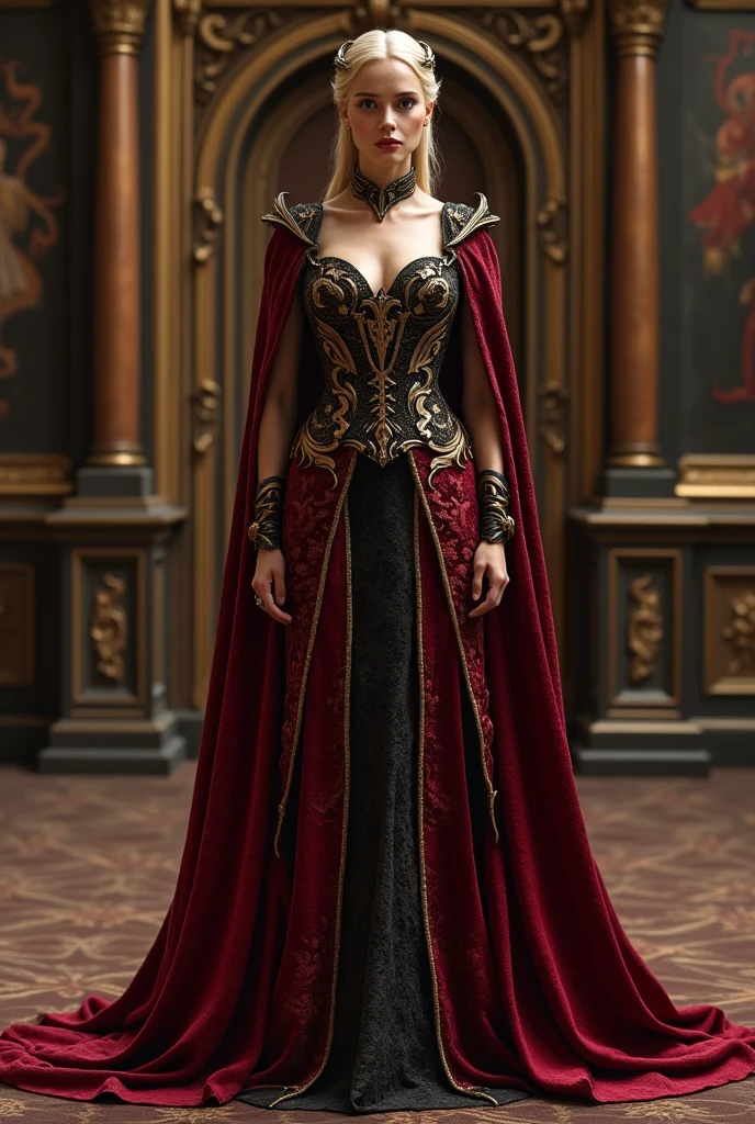 ((best quality)), ((masterpiece)), (detailed), a Targaryen style dress. 