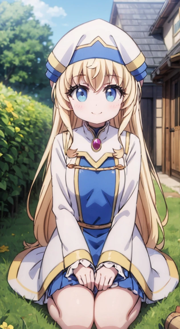 cute,Priestess,Smile,