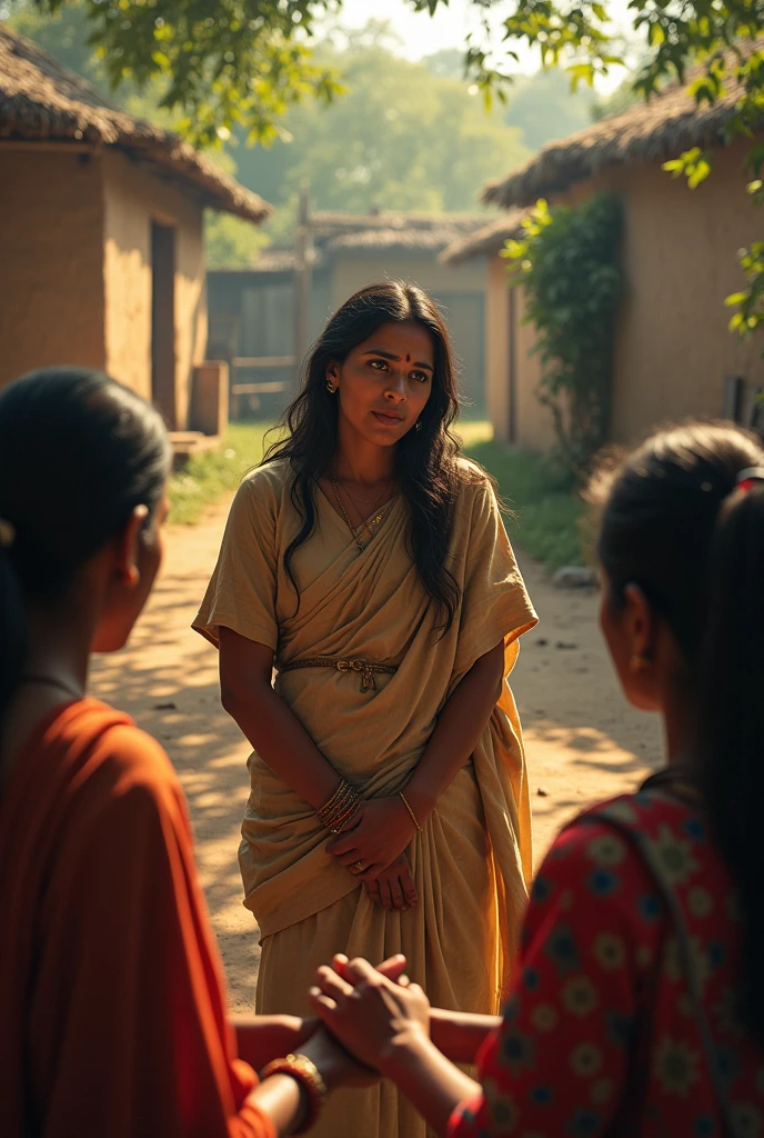  Radha, a social activist, understands Maya's condition and starts a women's group in the village.