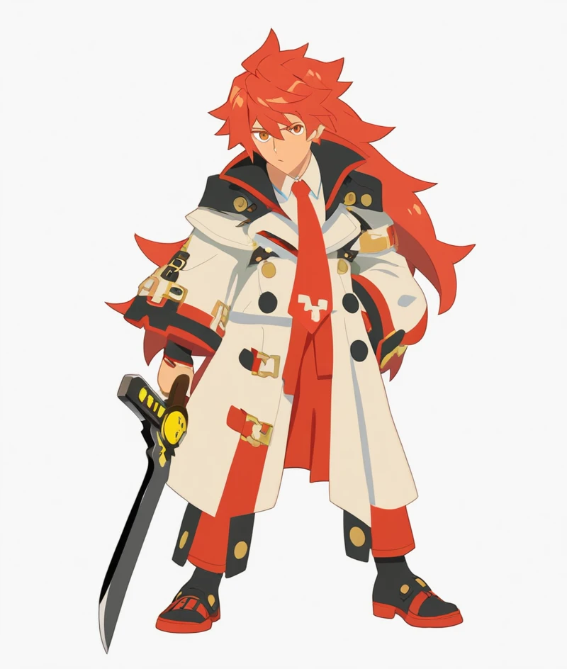 score_9, score_8_up, score_7_up, score_6_up, (masterpiece, best quality),
Slayer from guilty gear, a man in a greenish brownish suit and red tie holding a smoking pipe, guilty gear art style, guilty gear art direction, guilty gear, chrono trigger guilty gear style, guilty gear strive graphics, fighting game character, official character art, guilty gear strive splash art, hiroyuki takahashi color scheme, main character, kazuma kaneko, solo, white background, simple background, standing, full body, looking at viewer, long hair, red hair, (sword),
(vector art:1)